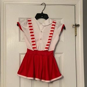 Chefs white and red costume